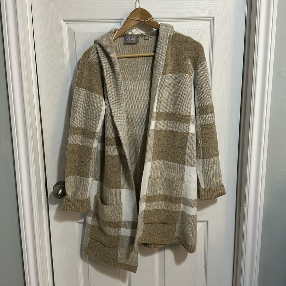 Cardigan with Hoodie